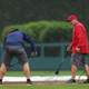 Illustration for article titled Phillys Grounds Crew Uses Flamethrowers To Dry Wet Field, HAS FLAMETHROWERS